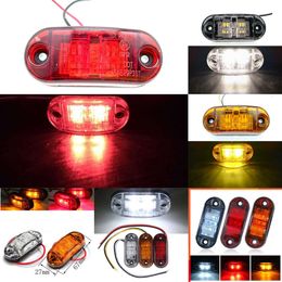 Auto Nieuw Nieuw 12 volt/24 volt LED-verlichting voor extra markeringsvoertuigen, buitenverlichting, korte lichten, schuimvoertuigen, dubbelzijdige vrachtwagens, rode en gele lichten
