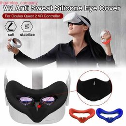 Nueva almohadilla de cubierta de máscara de ojos de silicona para auriculares Oculus Quest 2 VR transpirable antisudor cubierta de ojos de bloqueo de luz para Oculus Quest2