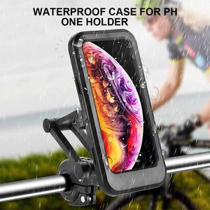 Auto Nieuwe Waterdichte Fiets Telefoon Houder Universele Bike Mount Support voor Mobiele Telefoon Fietsstuur Stand voor Telefoon Motorcycle Rack