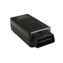 Enchufe de interfaz OBD 2 Bluetooth para coche, conector OBD de 16 pines, cuerpo largo con carcasa OBDII de huella digital J1962