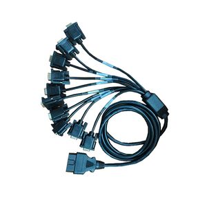 Outils de câble de connexion de passerelle OBD2 mâle à 10 DB9PIN série RS232OBD pour voiture