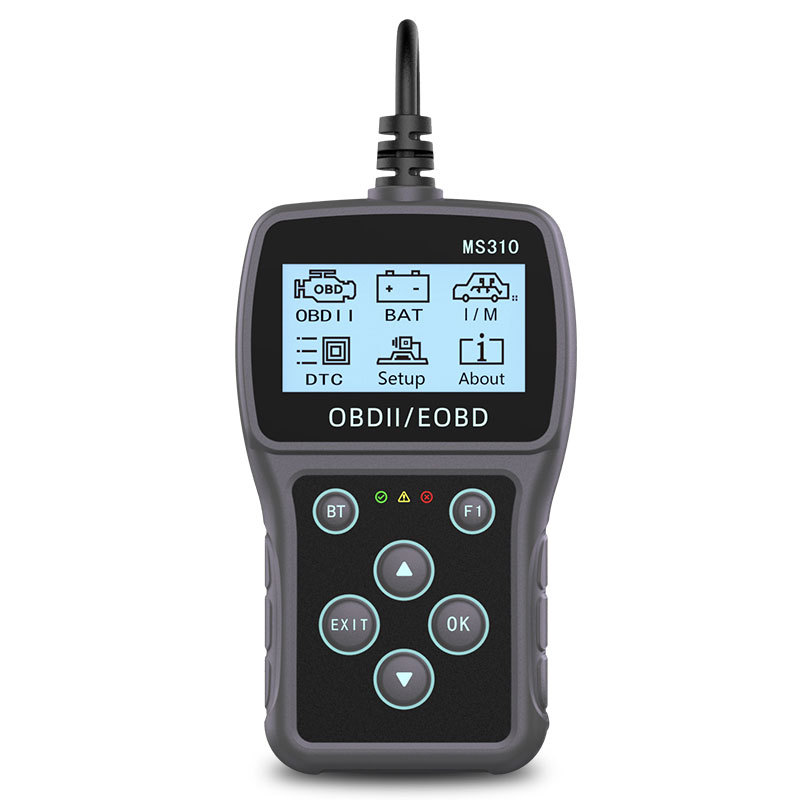 Auto OBD2-scanner Diagnostisch scanhulpmiddel Voertuigmotorfoutcodescanner Obd II-scanner met Bluetooth en autobatterijtester voor alle voertuigen