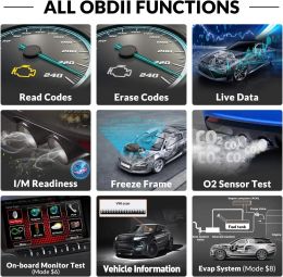 CAR OBD2 Escáner YA-101 Lector de código automático para la luz del motor de verificación, Herramienta de escaneo de diagnóstico OBD2 para todos los automóviles OBD2 desde 1996