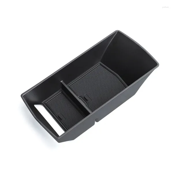 Organizador de automóviles 1 PCS Box de almacenamiento Center Accesorios de la bandeja de la consola ordenar plástico negro para 408 2024 308 2024-2024