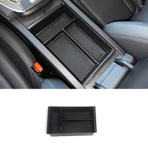 Organisateur de voiture 1 pièce Console centrale accoudoir boîte de rangement plateau accessoires noir ABS pour Chery Tiggo 8 Pro Max 2024