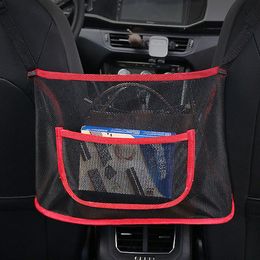 Organisateur de voiture 1PC Net poche support de sac à main sac à main maille banquette arrière téléphone stockage filet pochette