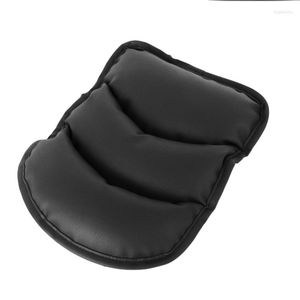 Auto -organisator 2022 Zachte PU Leather Auto Armwest Pads Cover vaste kleuren Voertuig Interieur Stoel Stoel Beschermingskussen Drop