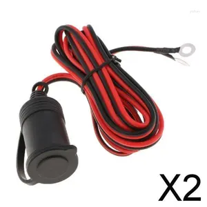 Auto -organisator 2x vrouwelijke 12V/24V sigarettenplug lichtere connectoradapterbuskabel