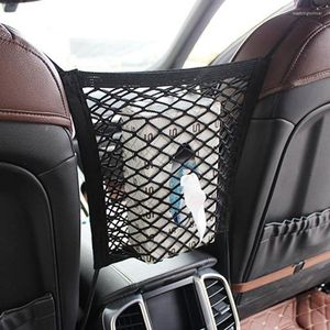 Auto -organisator 30 25 cm BETAAR ACHTER opslag Elastische gaas Nettas tussen bagagehouder Pocket voor auto -voertuigen Styling