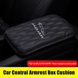 Auto Organizer Armsteun Box Pad Mat Kussen Leahter Voor XF XJ F Type E-type Tempo Epace TypeX TypeS XKR XJS XJL XFL XEL Accessoires336Y