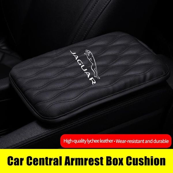 Organisateur de voiture accoudoir boîte tapis coussin en cuir pour XF XJ F Type e-type Pace Epace TypeX TypeS XKR XJS XJL XFL XEL accessoires 2254