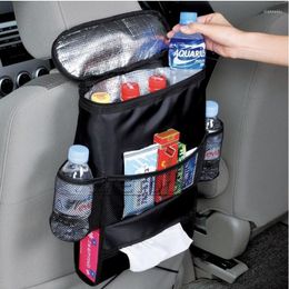 Organisateur de voiture, support de sac de siège arrière de voiture, Arrangement de conception multi-poches, boîte d'organisation de siège arrière, récipient alimentaire assorti
