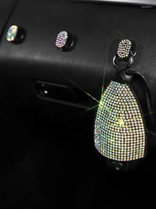 Autoorganisator bling haken voor maskers interieur accessoires schattig kleine hanger 2022 aankomst dashboard decoratieve auto styling diy