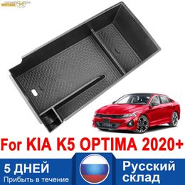 Organisateur de voiture Insert d'accoudoir de voiture boîte de rangement secondaire plateau d'organisation de console centrale pour KIA K5 DL3 Optima 2020 2021 accessoires d'intérieur de voiture Q231109