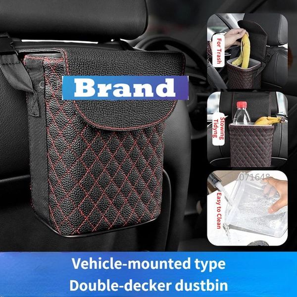 Organizador de coche, bolsa de descanso para respaldo de asiento Cardooog para M Series 1/2/3/5/4 /7 /X1/X2/X3, contenedor de basura de almacenamiento, almacenamiento y limpieza