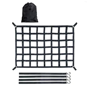 Auto -organisator Cargo Net Easy Installation 4 Hook Touwen Zeer elastisch voor SUV ATV