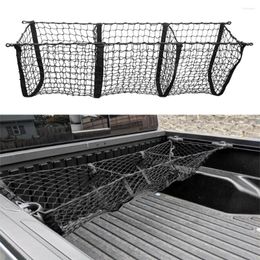 Auto -organisator vrachtnet voor pick -up truck bed romp opslag mesh interieur accessoires achter set