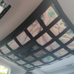 Auto-organisator plafond lading net zakdragende mesh dak opslag upgrade camping interieur accessoires