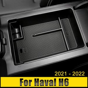 Boîte d'accoudoir de Console centrale de voiture, conteneur de rangement, plateau de support pour Haval H6 3e génération 2022, accessoires de décoration de voiture