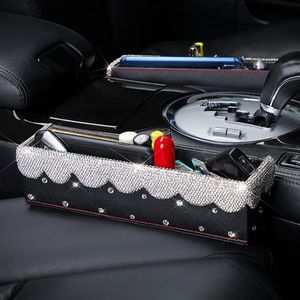 Organisateur de voiture Design BlingBling Cristal Et Diamant Boîte De Rangement Bling Accessoires Décor Intérieur Siège Pour Fille Woman246S