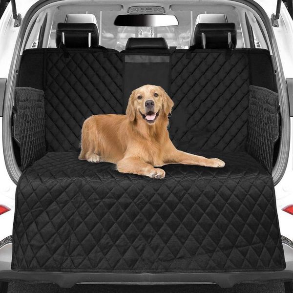 Organizador de coche, forro de carga para perros, cubierta impermeable para maletero de mascotas, asiento antideslizante para coches universales y SU