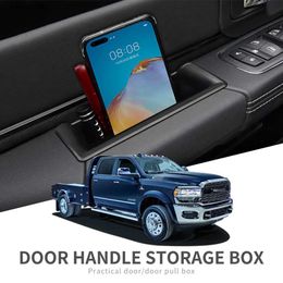 Organisateur de voiture pour Dodge RAM 1500 2500 3500 2019 2020 2021 Organisateur de porte de rangement de voiture Poignée de saisie Boîte Accoudoir Conteneur de téléphone Plateau Accessoires Q231109