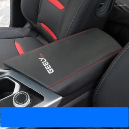 Auto Organizer Voor Geely Tugella Xingyue FY11 2024-2024 Styling Interieur Armsteun Anti-vuil Pad Cover Sticker Lederen accessoires LHD