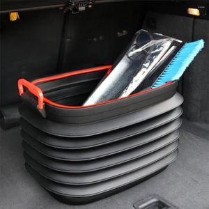 Organizador de coche, bote de basura, basura automática plegable para DM-15 multifunción