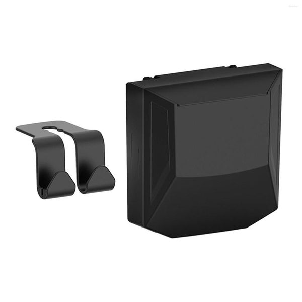 Organizador de coche, cubo de basura colgante para reposacabezas del asiento trasero con gancho, contenedor multiusos portátil, accesorio Universal a prueba de fugas para vehículo