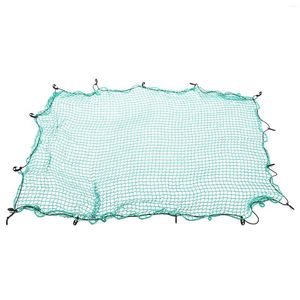 Organisateur de voiture Grand filet de chargement de camion Chaîne élastique anti-chute Polypropylène robuste avec crochets Accessoires polyvalents Rangement de bagages