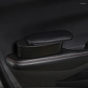 Organisateur de voiture bras gauche coude Support main porte accoudoir universel rangement modifié avec petite boîte Pad coulissant