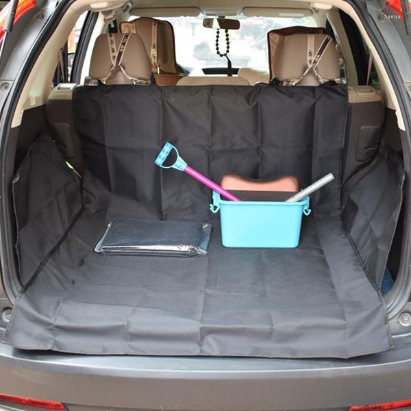 Organisateur de voiture tapis pour chien de compagnie imperméable tissu Oxford coussin de coffre noir 3D stéréo SUV hors de la doublure de cargaison d'automobiles