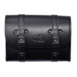 Organisateur de voiture en cuir PU grande capacité moto Motocross siège arrière sac universel sacoche selle haute qualité fourches Ha