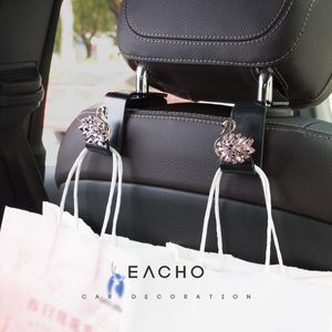 Organisateur de voiture siège arrière crochet arrière caché cintre multi-fonction stockage ornements intérieur accessoires cadeaux pour les filles
