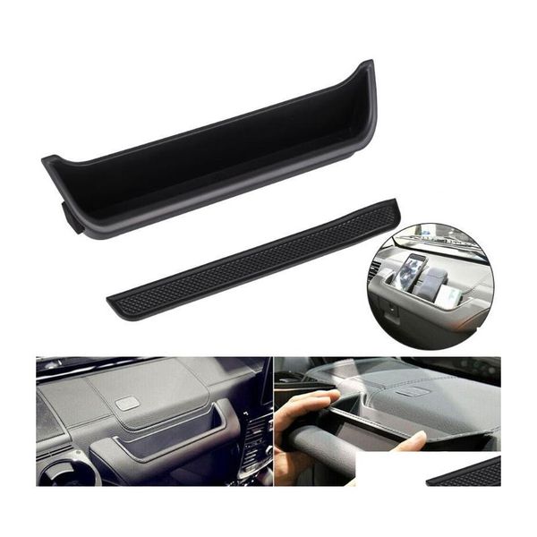 Organisateur de voiture vente accessoires de support de boîte de rangement côté passager pour Gclass W463 Usef organisateurs intérieurs livraison directe Mobiles Moto Dhnss