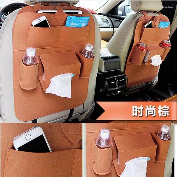 Organizador de coche, bolsa de almacenamiento colgante para respaldo de asiento, para Lada Granta Kalina Priora Solaris Tucson 2024 I30 IX35 I20 Accent