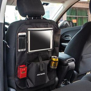 Organizador de coche bolsa de almacenamiento de respaldo de asiento bolsillo de remolque estilo automático para Haval H123679 M6 F7X Jolion Great Wall Accesorios