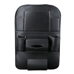 Organizador de asiento de coche, bolsa de almacenamiento Universal de cuero PU impermeable, bolsa colgante con múltiples bolsillos, accesorios de disposición Interior de coche 261c