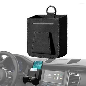 Sac de rangement de l'organisateur automobile Air Climatiseur suspendu la cabine de téléphone mobile Lunets Porters Auto Accessoires