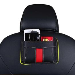 Auto -organizer opbergdoos multifunctioneel proteerbaar pasta type puin hangende mobiele telefoon plank auto accessoirescar