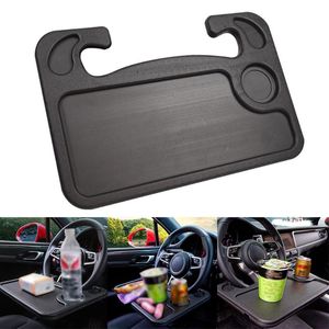 Car Organizer Table Steering Wheel Portable Laptop Computer Desk Mount Stand Coffee Goods Tray Board Dining Holder
