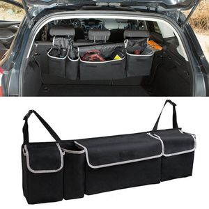 Organisateur de voiture coffre banquette arrière sac de rangement grande capacité multi-usage Oxford tissu Automobiles rangement rangement