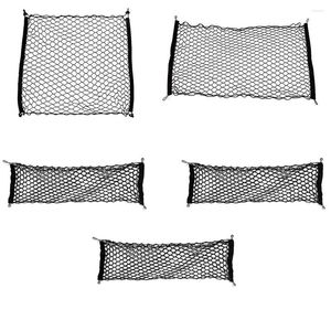 Auto -organisator Trunk Net Elastic Universal Bagage Storage Nets Cargo Rekbare voertuigen Mesh Accessoire 90x40cm