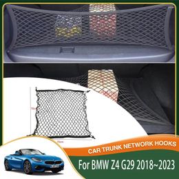 Filets de rangement de coffre de voiture, organisateur de coffre pour Z4 G29 2024, accessoires de Lages élastiques arrière en Nylon