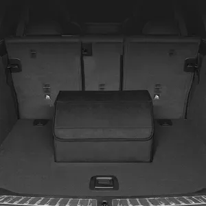 Auto -organisator Trunk Turn Turn Opporting Box Anti Slip Compartiment Boot Bag voor Auto Trucks SUV Boxcarcar