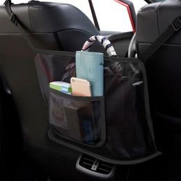 Auto -organisator Universal Net Pocket Handtas Holder tussen stoelopslag Pouch Kids Pet Barrier Auto Goods Organisercar