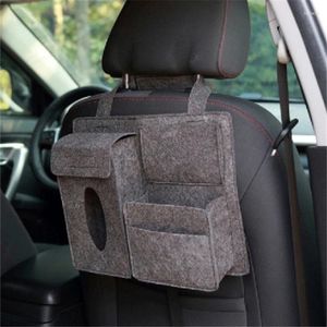 Organisateur de voiture universel, sac de rangement pour dossier de siège arrière, pochette multi-suspendue et accessoires d'intérieur de finition