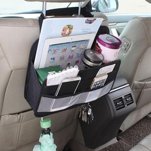 Organizador Universal para coche, bolsa de almacenamiento para respaldo de asiento, caja multibolsillo, bolsillo para guardar y ordenar, accesorios de estilo automático 2022