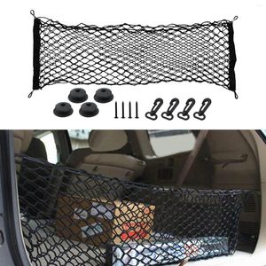 Organisateur de voiture, coffre arrière Vertical, filet de chargement extensible en maille, poche pour camionnettes SUV