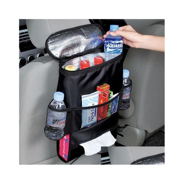 Organisateur de voiture en gros support de siège arrière Mti-Pocket stockage de voyage sac suspendu de haute qualité H210758 livraison directe Automobiles Motorcyc Otq3K